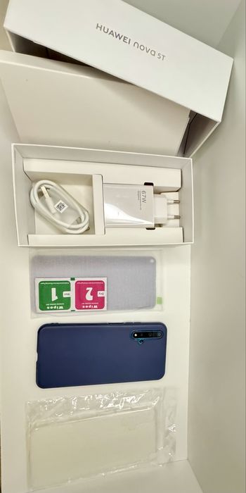 Huawei Nova 5T - 128Gb - Full Box + Huse si folie de sticla