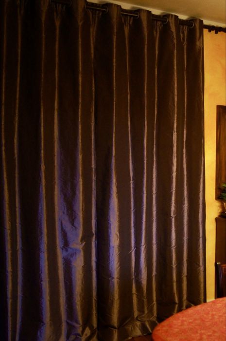 3 пердета високо качество с затъмняващ плат в конплект с корнизи