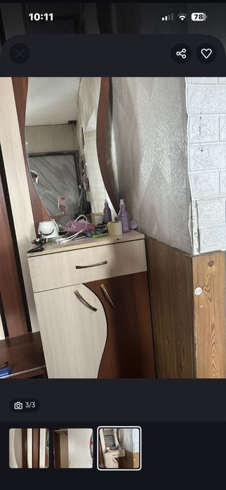 Шкаф в прихожую с зеркалом