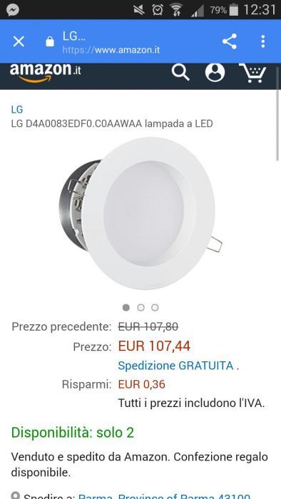 Lampa led Lg noua