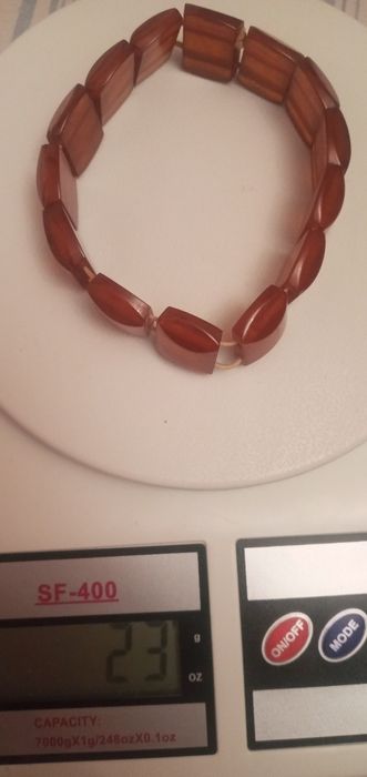 Браслет ссср янтарь  цельные кусочки отшлифованные
