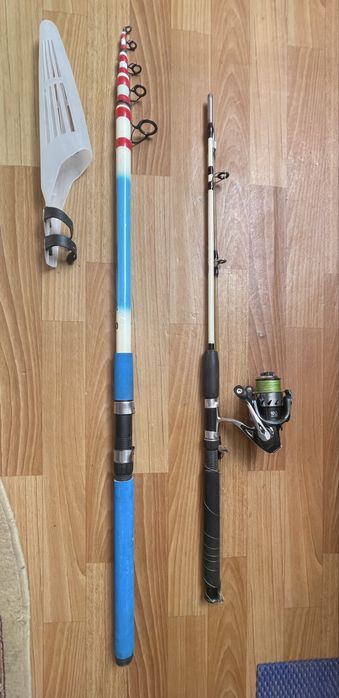 Спиннинг. Телескопический, крокодил.