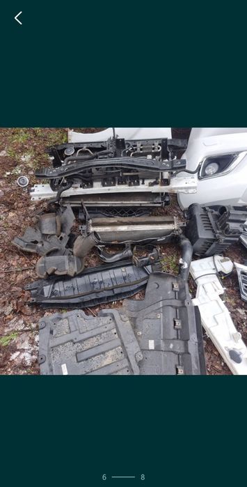 Bara faruri aripi capota grila scuturi carenaje nissan navara 2018