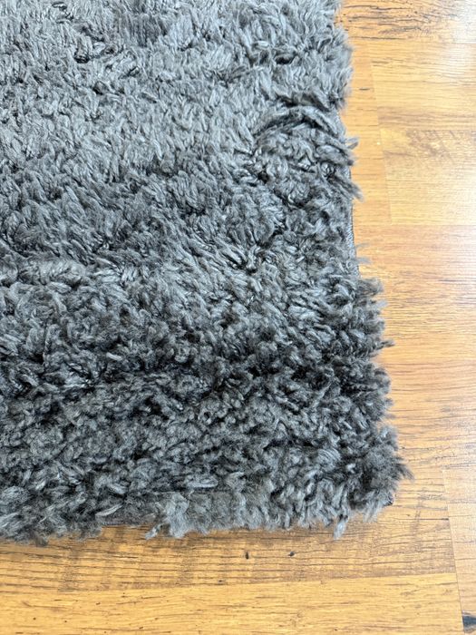 Traversă / Covor pufos Shaggy Moldabela Viva 90x250 cm - Gri (Proaspăt curățat)