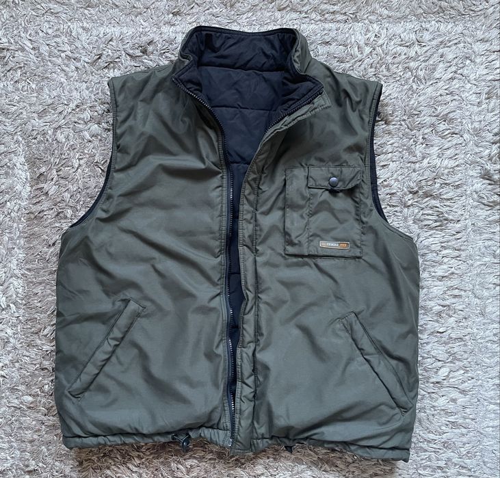 Vesta khaki/negru cu doua fete QsV