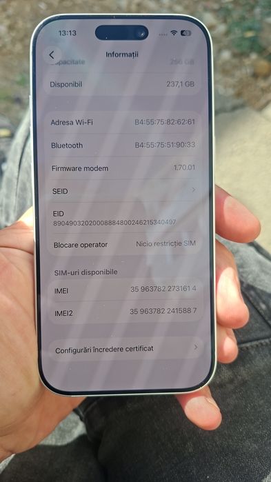 Vand Iphone 17 Pro