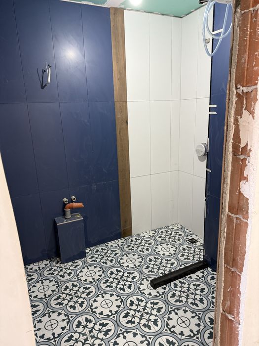 Шпакловка боя фаянс теракод