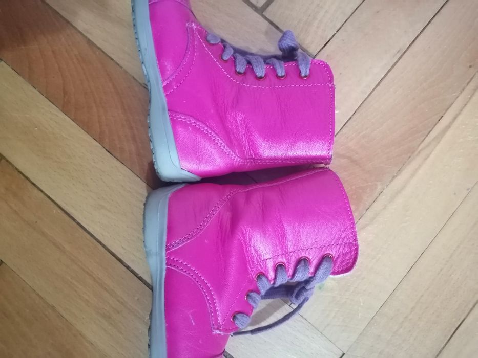 Ghete piele 22 usor imblanite
