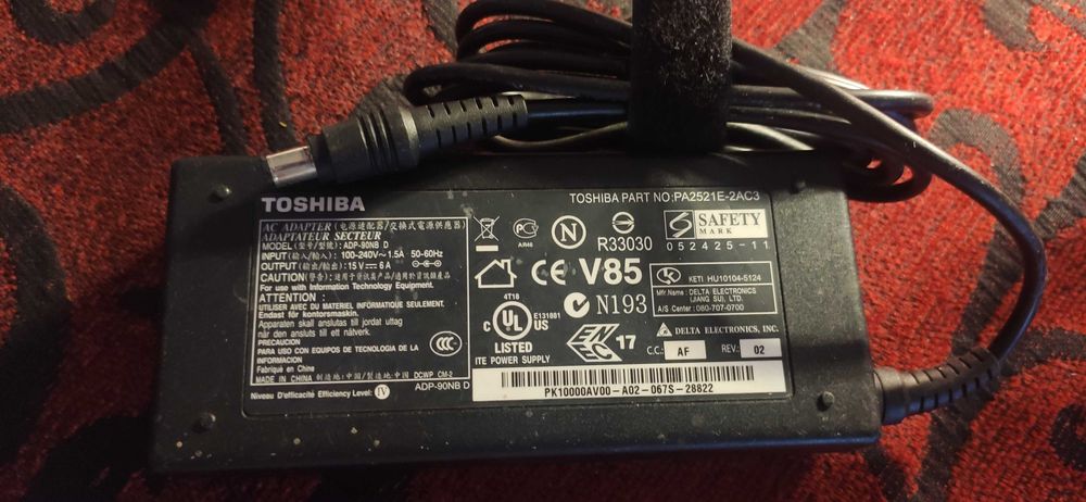 Incarcator Laptop Toshiba 19V - 3.42A - 3,95A, - 4,74A original