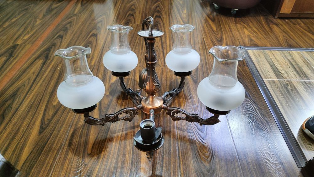 Советская Бронзовая люстра.