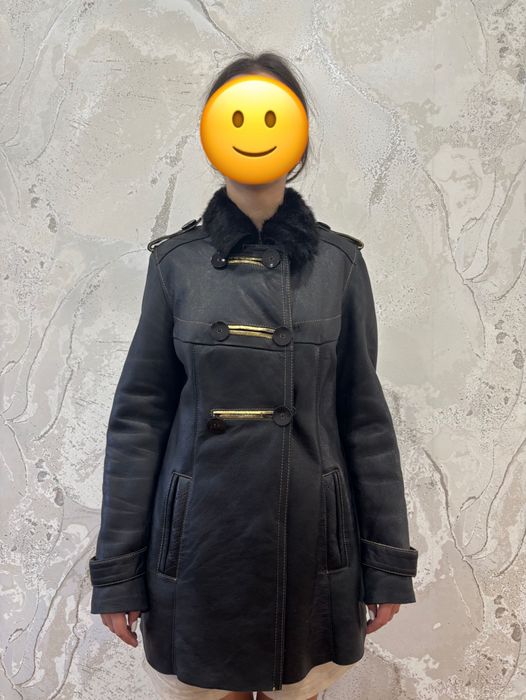 Куртка кожаная женская на меху.
