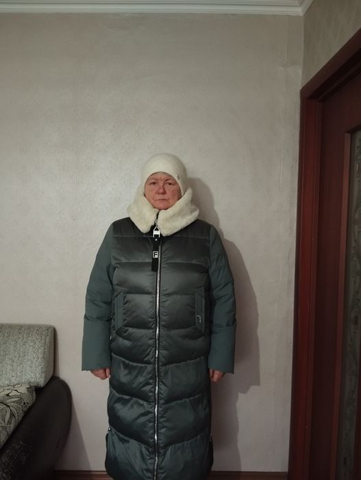 Пальто, пуховик воротник кролик