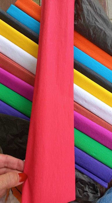 Тишу и креп  хартия ,цена 2.50лв за брой