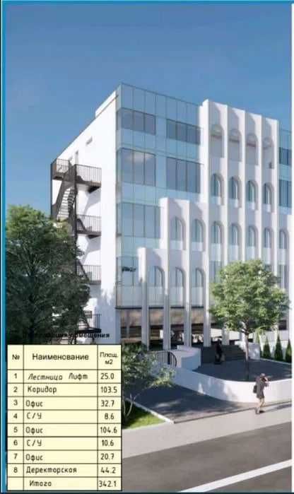 Продаётся 5 этажное Здание 2520 м² Мирзо Улугбек 1 Линия Ор,Корзинка