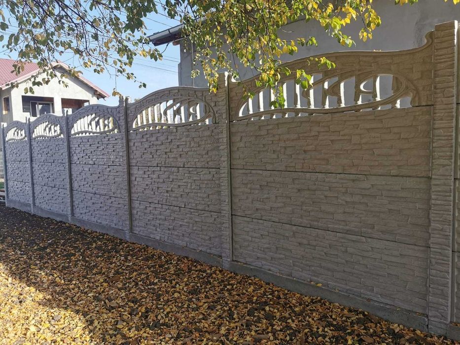 Gard placi beton