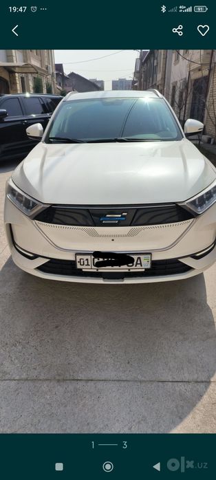 Сотилади электромобил Changan X7 405 км запас ходи бор. Тоза краска