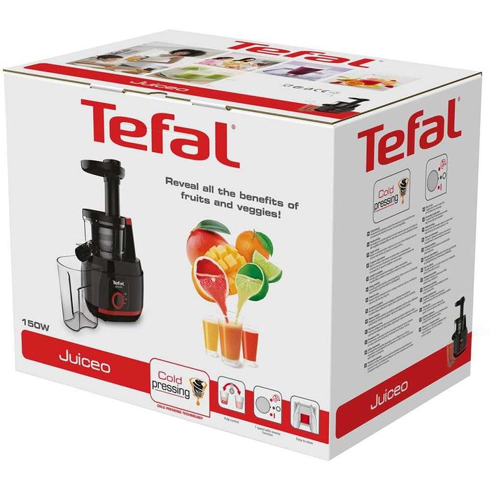Storcator de fructe si legume cu melc Tefal ZC150838 Juiceo NOU