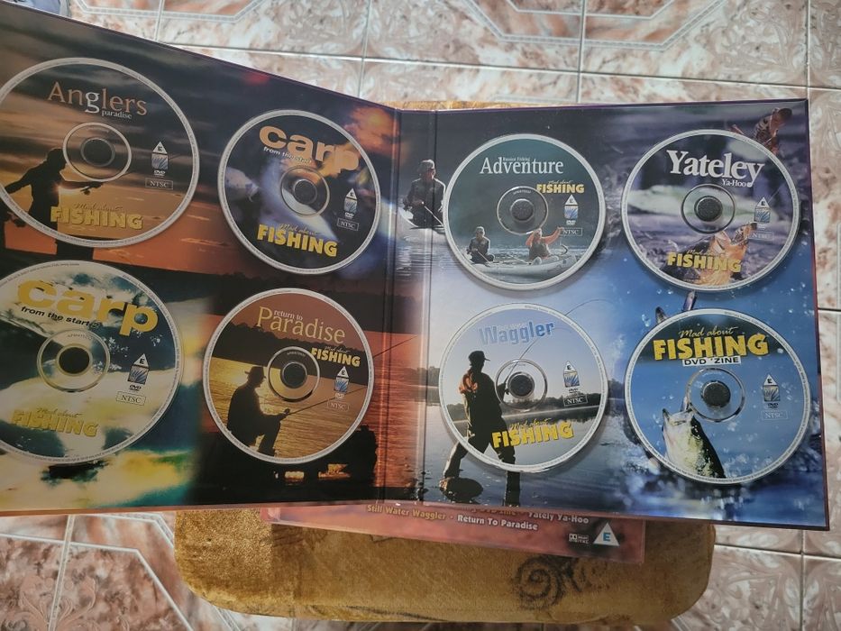 DVD дискове ,колекция за риболов