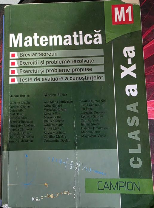 Matematica Campion M1 Clasele 9 si 10