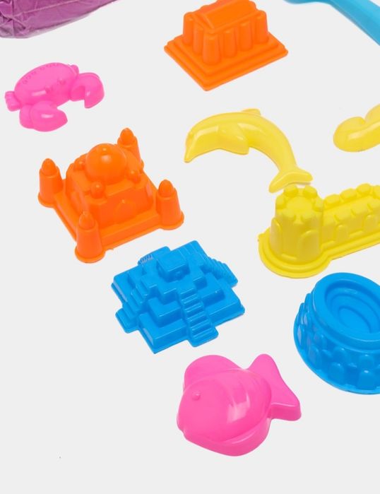 Детский Цветной песок 2 кг + формочки + бассе + мы имеем разный цветы