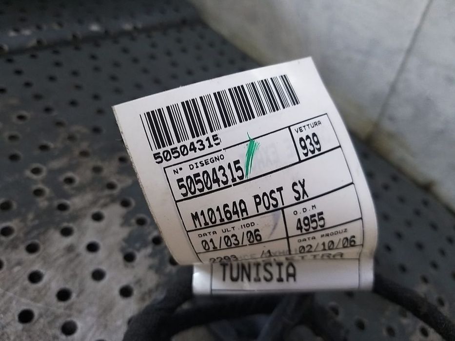 Cablaj instalatie electrica usa stanga spate alfa romeo 159 939 50504315