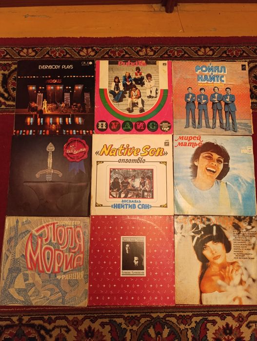 Виниловые пластинки.Поп,рок,диско.