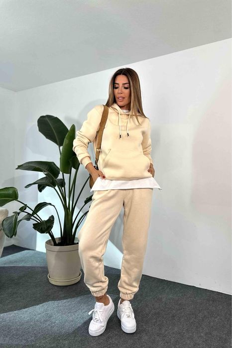 Дамски ватиран екип два цвята