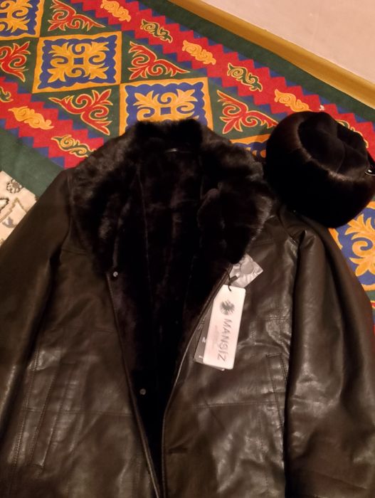 кожный куртка норка бас киым новый