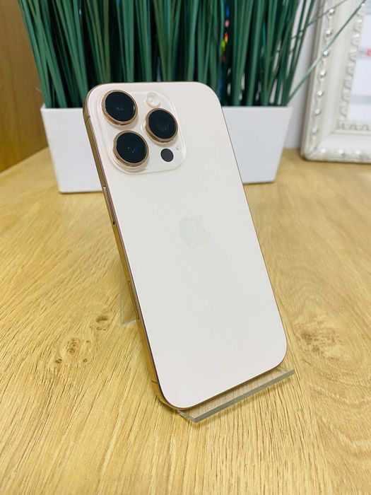 НОВ !!! Apple iPhone 16 Pro, 128GB, 5G, Desert Titanium, 100%