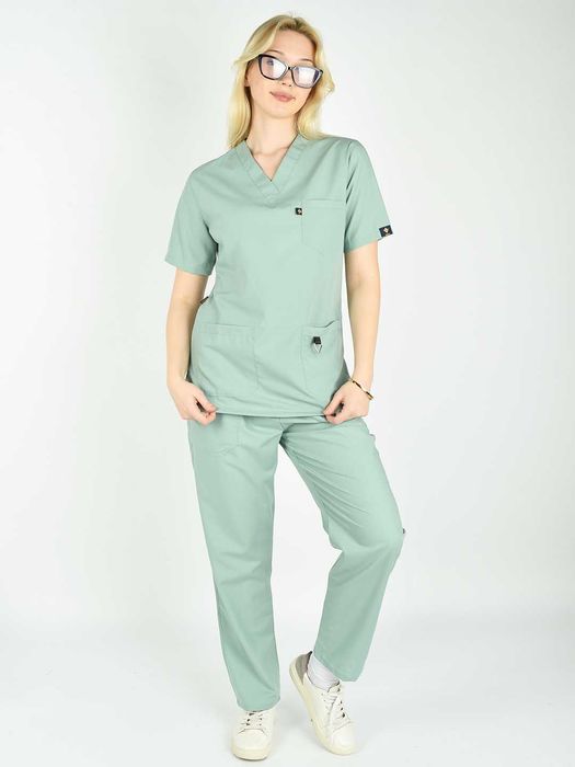 Женская медицинская форма, хирургическая форма с брюками