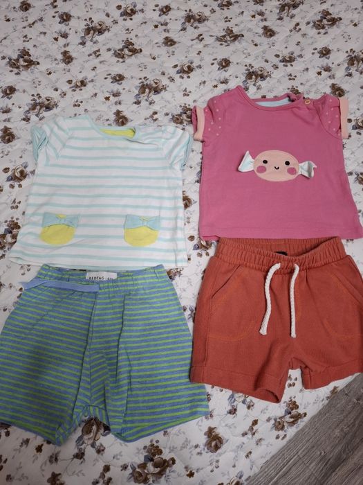 Продаются бодики,маечки и шортики на девочку