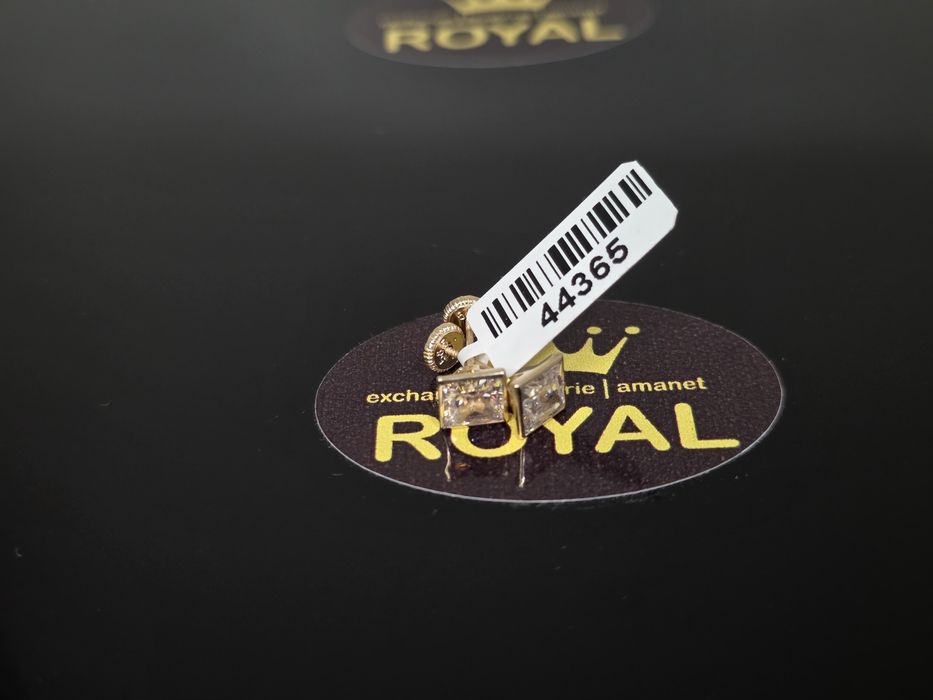 Bijuteria Royal: Cercei aur 14k/1.12 gr