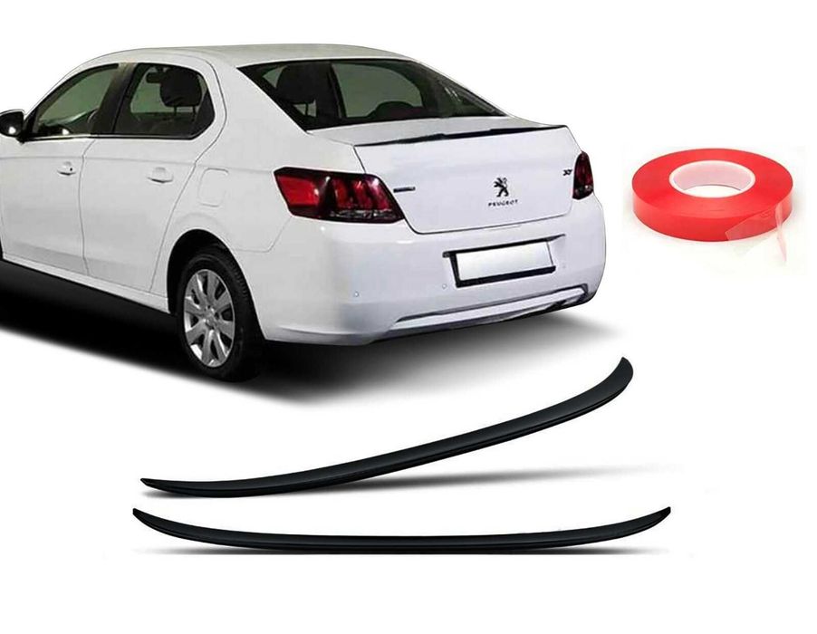 Заден Лип Спойлер за Peugeot 301 / Пежо 301 (2012-2019) Пиано Лак