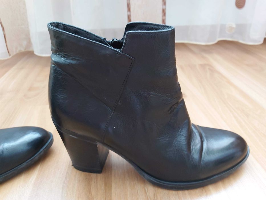 Pantofi ocazie/ botine primavara-toaman -dama - piele naturala