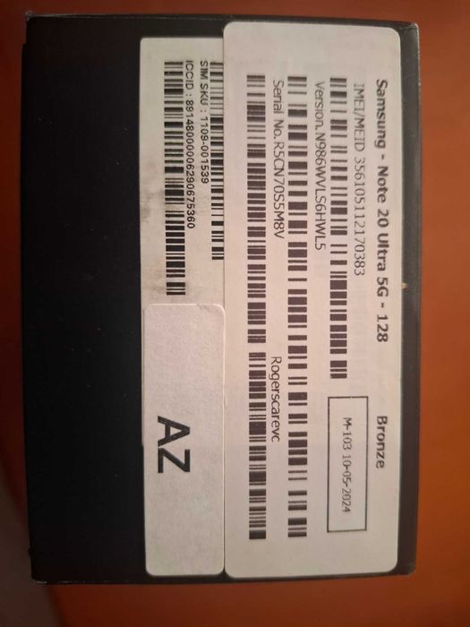 Samsung Note 20 ultra 5G