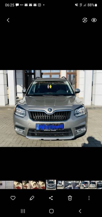 Skoda yeti 2015 .