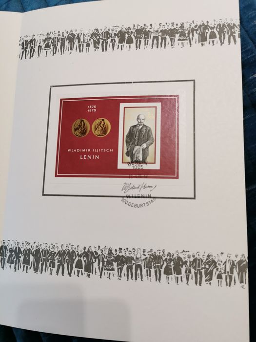 Блок марки - Комунизъм, демокрация, Германия