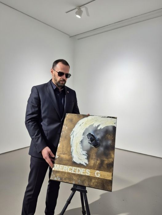 Tablou unicat tehnică pictură, rășină