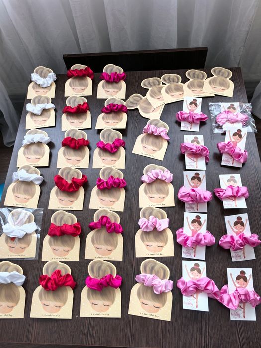 10 mărțișoare roz deschis omidute