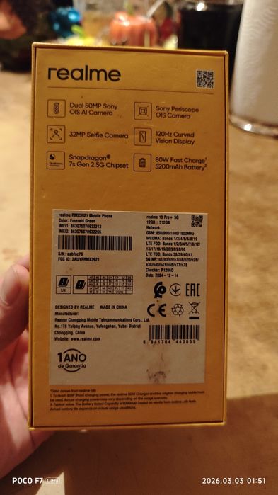 Realme 13 pro plus 12/512 Emerald Green