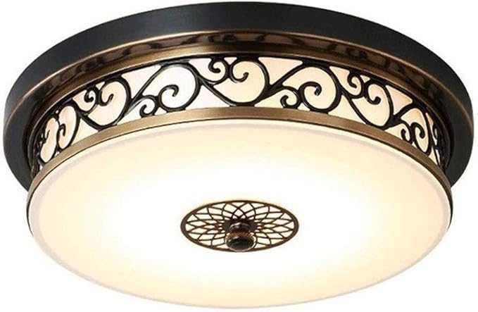 Полилей, лед LED Антично черно злато Железен детска трапезария 206