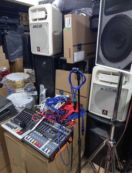 Кабеля разьемы Spikon Trs Rca Xlr акустика микшеры стойки.