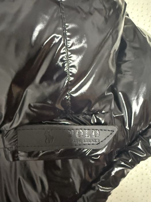 Geaca Polo Ralph Lauren - Black Glossy Puffer - L
