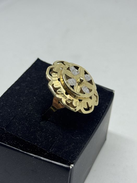 80е/гр златен дамски пръстен 3.68гр 14к 585