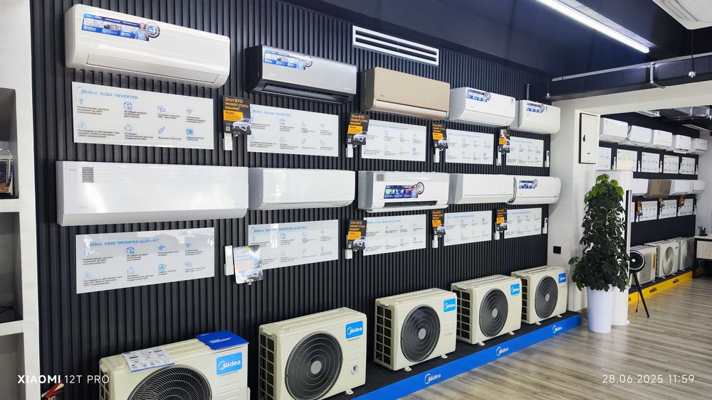 Midea кондиционер 24 70м² инвертор 10 лет гарантия
