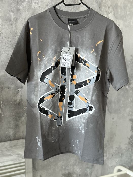 Tricou Balenciaga OFF White vgb