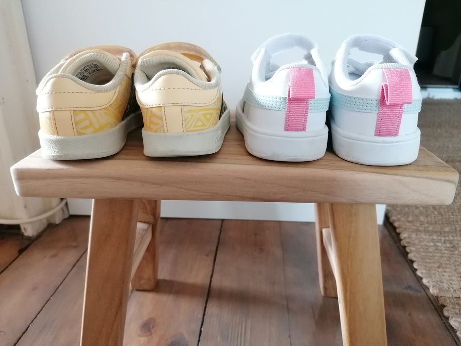 Маратонки Puma и Adidas