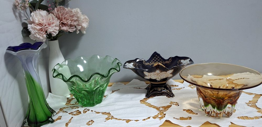 Чешские вазы,вазы для конфет