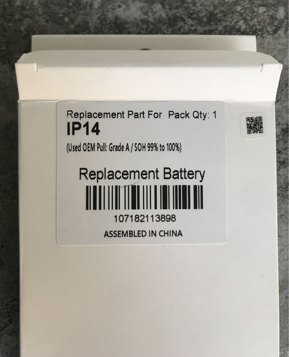 Продавам батерия за iphone 14 99-100%