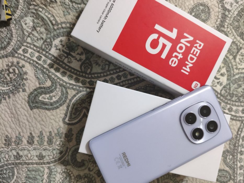 Redmi not 15 6/128 srochna sotiladi yengi telefon